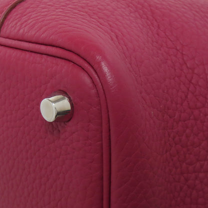 HERMES エルメス ピコタンロックPM シルバー金具 ハンドバッグ トリヨン レディース 中古