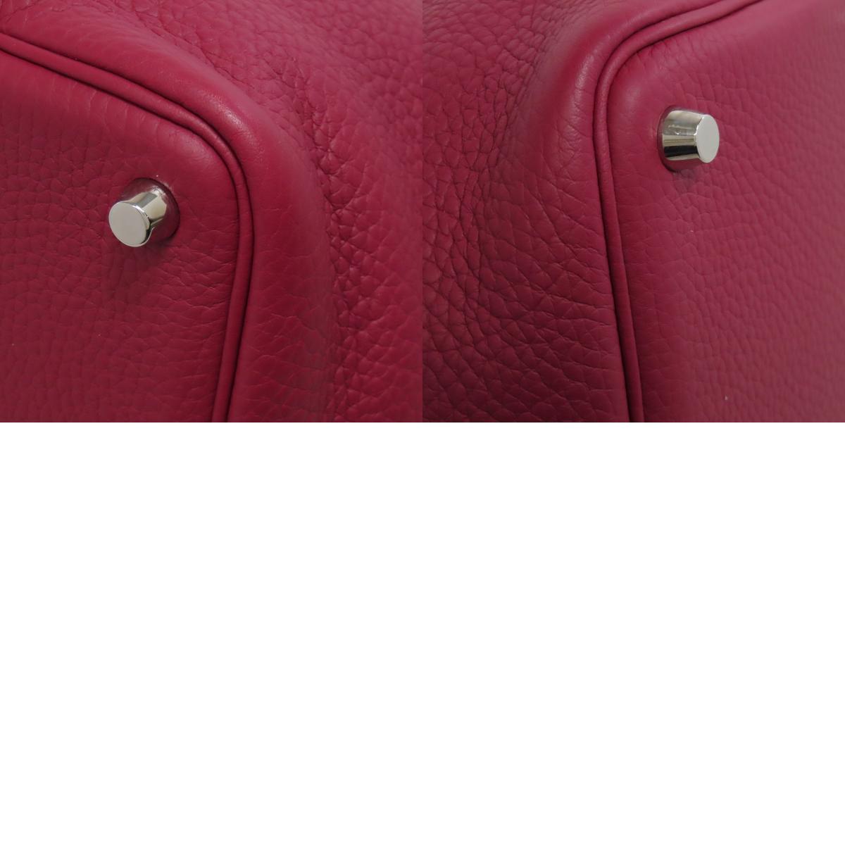 HERMES エルメス ピコタンロックPM シルバー金具 ハンドバッグ トリヨン レディース 中古