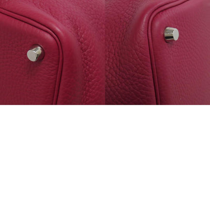 HERMES エルメス ピコタンロックPM シルバー金具 ハンドバッグ トリヨン レディース 中古
