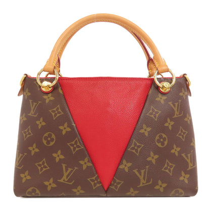 LOUIS VUITTON ルイヴィトン M43966 Vトート BB ハンドバッグ モノグラムキャンバス レディース 中古