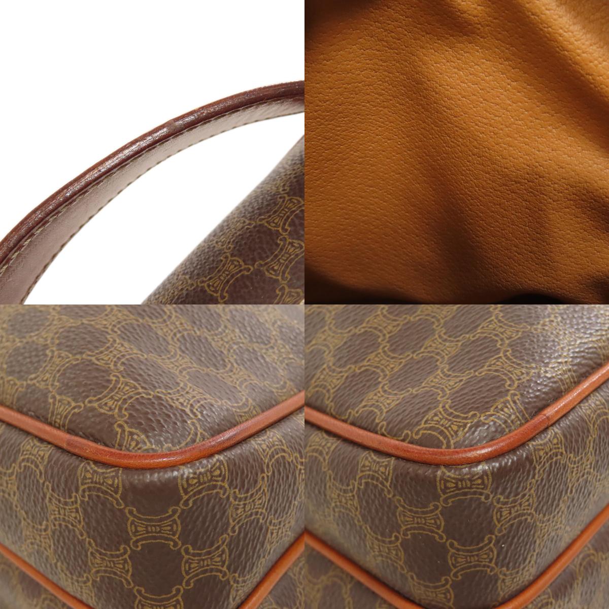 CELINE セリーヌ マカダム 2WAY ショルダーバッグ PVC レディース 中古