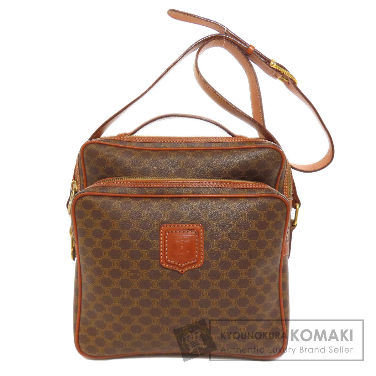 CELINE セリーヌ マカダム 2WAY ショルダーバッグ PVC レディース 中古