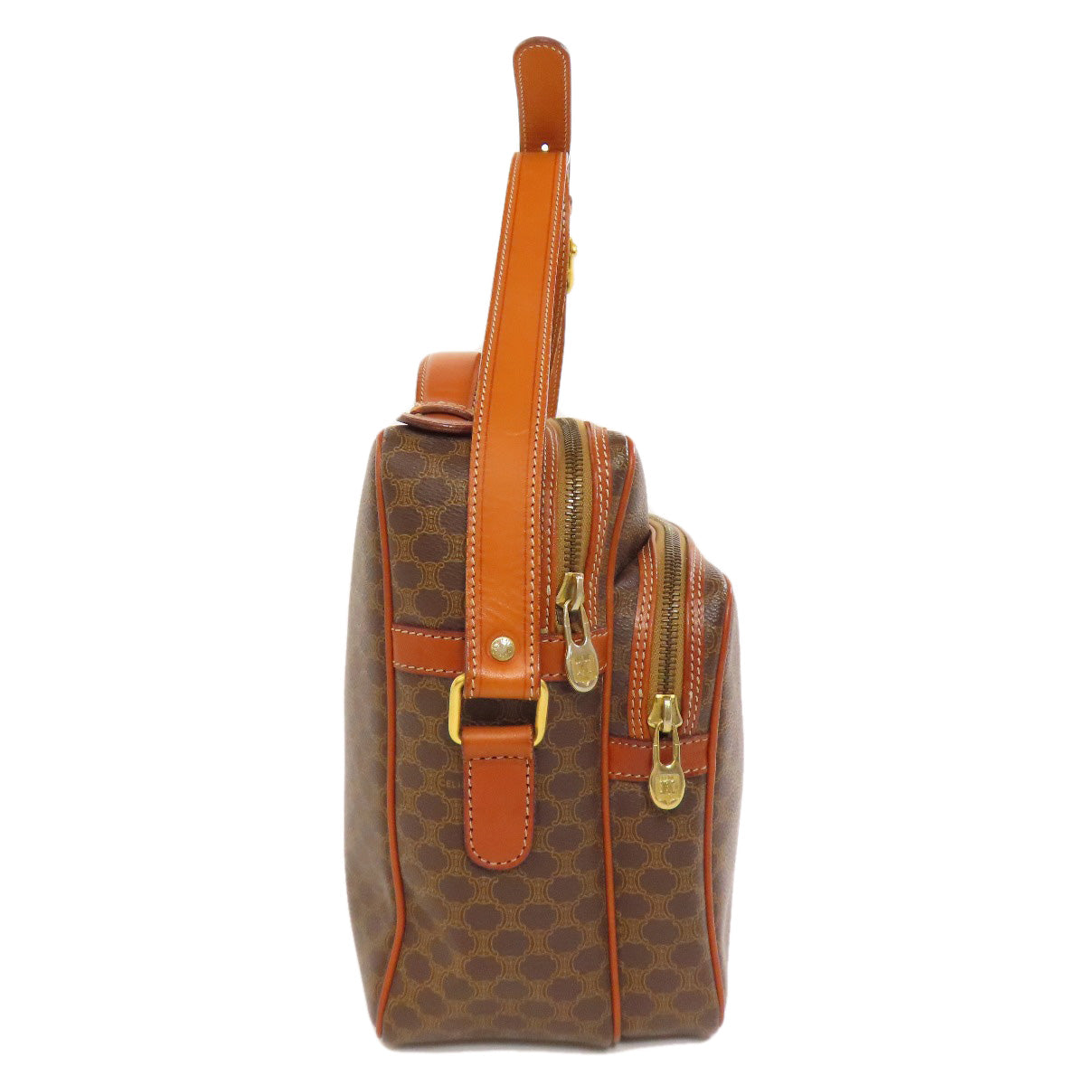 CELINE セリーヌ マカダム 2WAY ショルダーバッグ PVC レディース 中古