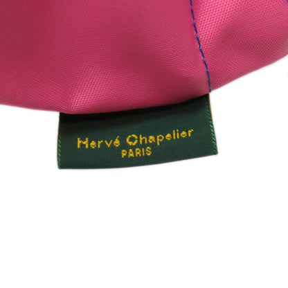 Herve Chapelier エルベ・シャプリエ 舟形トート ハンドバッグ ナイロン レディース 中古