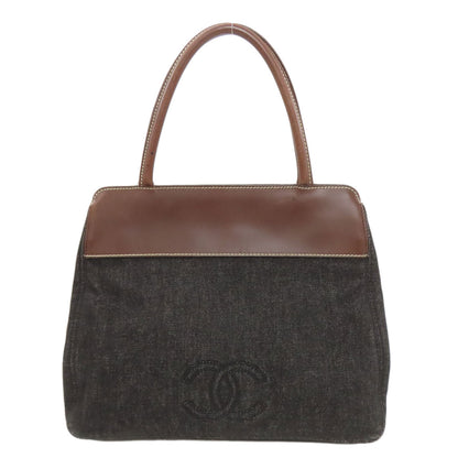 CHANEL シャネル ココマーク トートバッグ デニム レディース 中古
