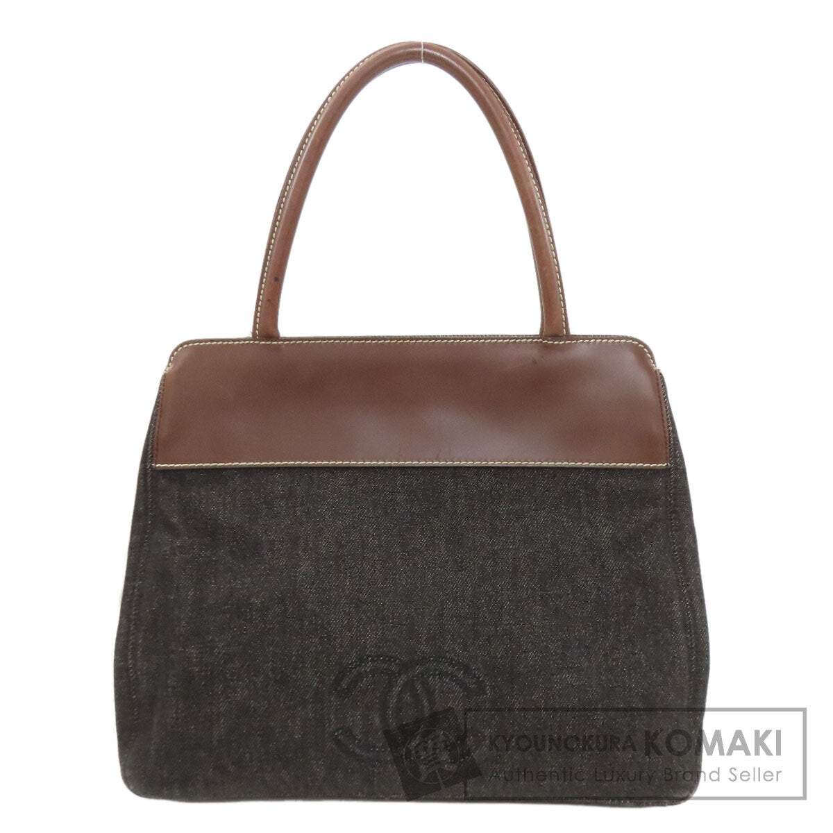 CHANEL シャネル ココマーク トートバッグ デニム レディース 中古