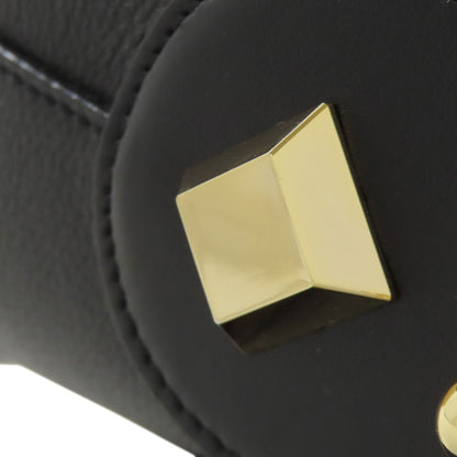 Christian Louboutin クリスチャンルブタン スタッズ ハンドバッグ カーフ レディース 中古