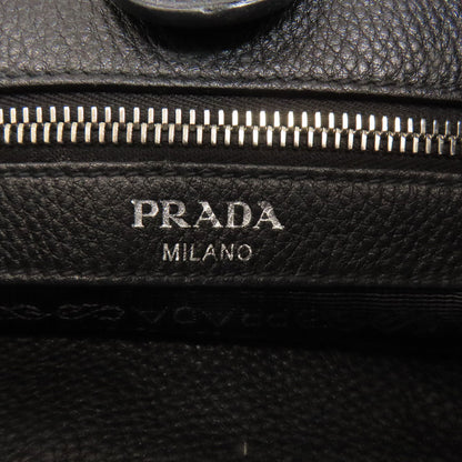 PRADA プラダ ロゴ ショルダーバッグ カーフ レディース 中古