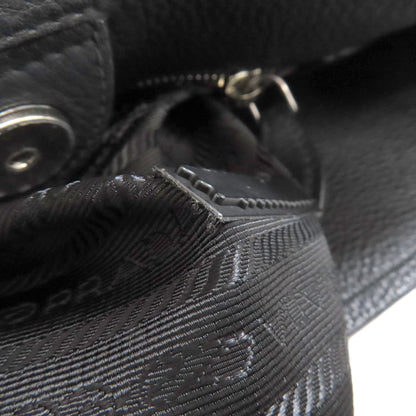 PRADA プラダ ロゴ ショルダーバッグ カーフ レディース 中古