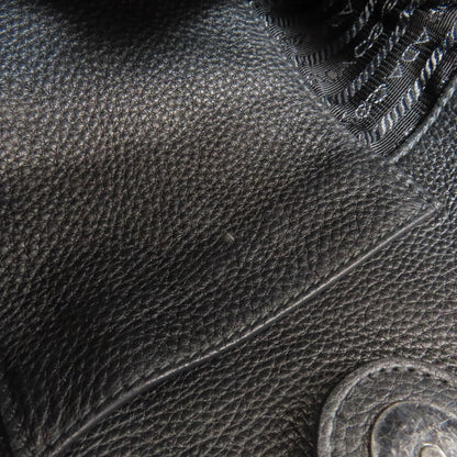 PRADA プラダ ロゴ ショルダーバッグ カーフ レディース 中古