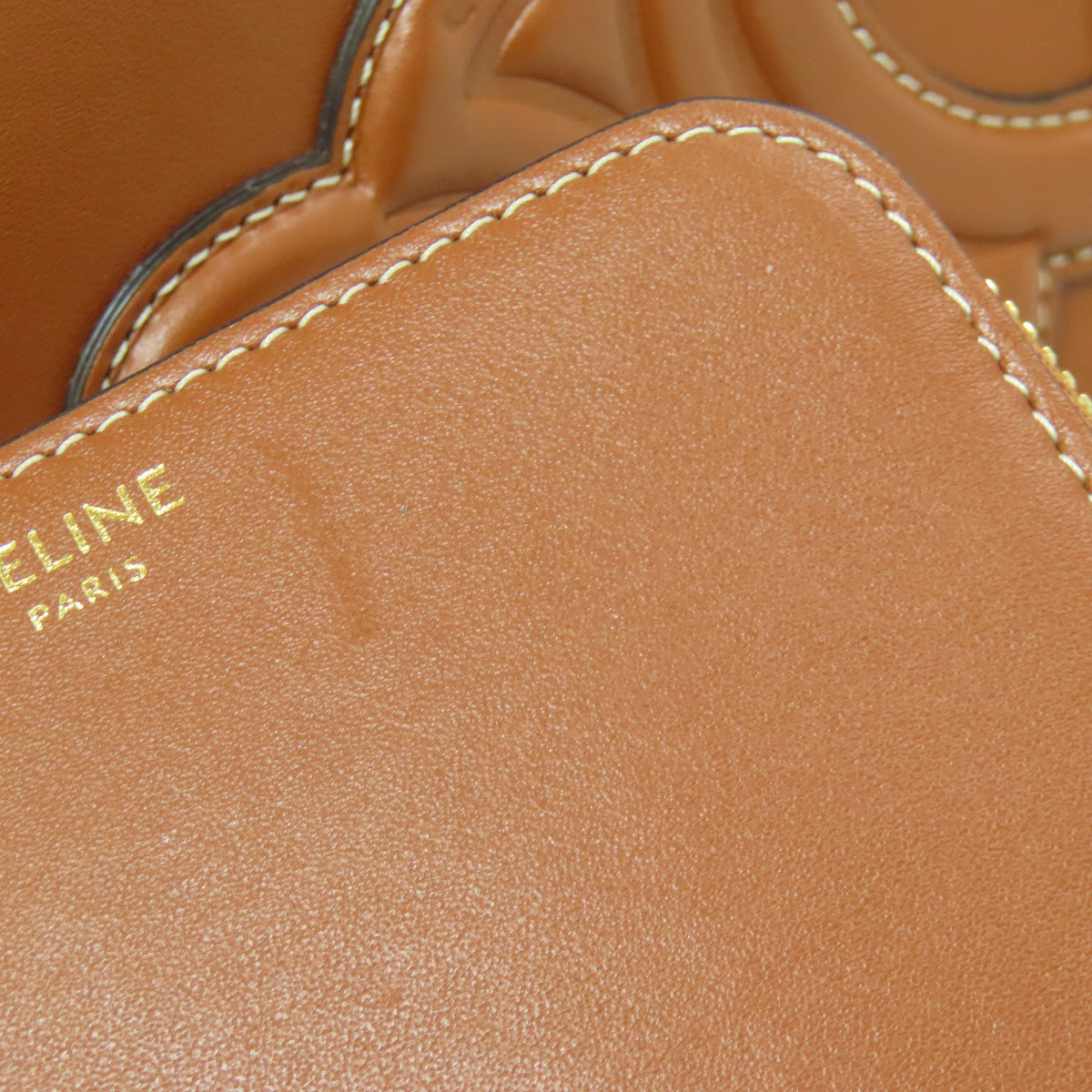 CELINE セリーヌ キューブバッグ ハンドバッグ カーフ レディース 中古