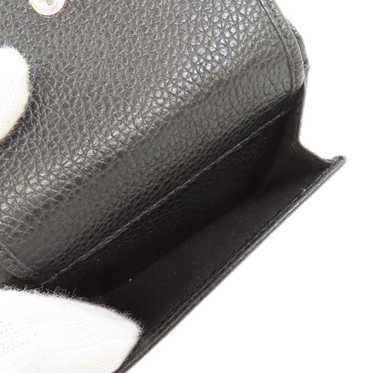Jimmy Choo ジミーチュウ スターモチーフ コンパクトウォレット 二つ折り財布（小銭入れあり） レザー レディース 中古