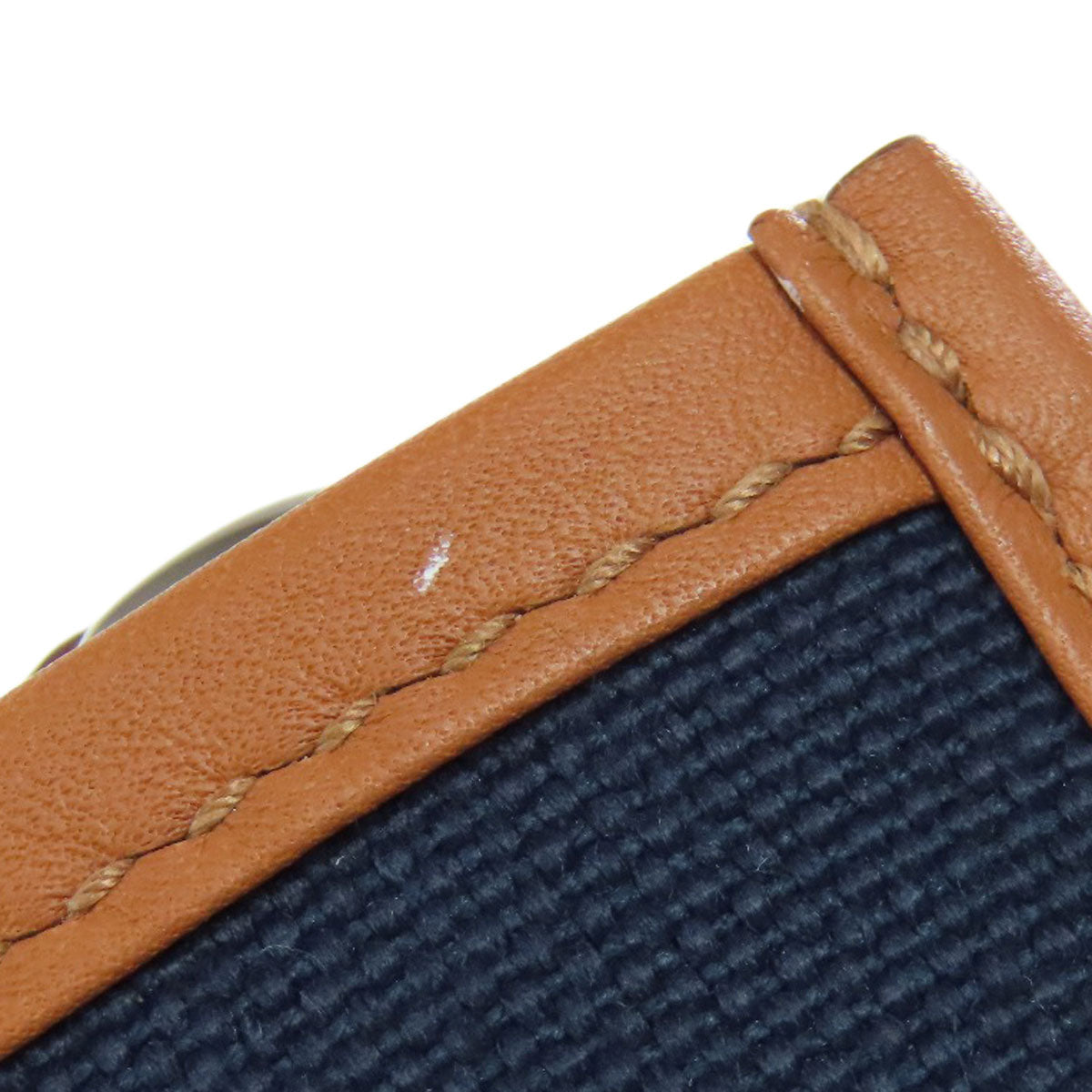 HERMES エルメス VINYL ハンドバッグ トワルオフィシェ レディース 中古
