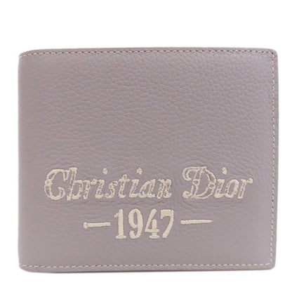 CHRISTIAN DIOR クリスチャンディオール ロゴ 二つ折り財布（小銭入れあり） レザー レディース 中古