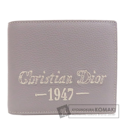 CHRISTIAN DIOR クリスチャンディオール ロゴ 二つ折り財布（小銭入れあり） レザー レディース 中古