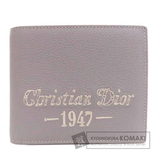 CHRISTIAN DIOR クリスチャンディオール ロゴ 二つ折り財布（小銭入れあり） レザー レディース 中古