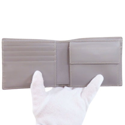 CHRISTIAN DIOR クリスチャンディオール ロゴ 二つ折り財布（小銭入れあり） レザー レディース 中古