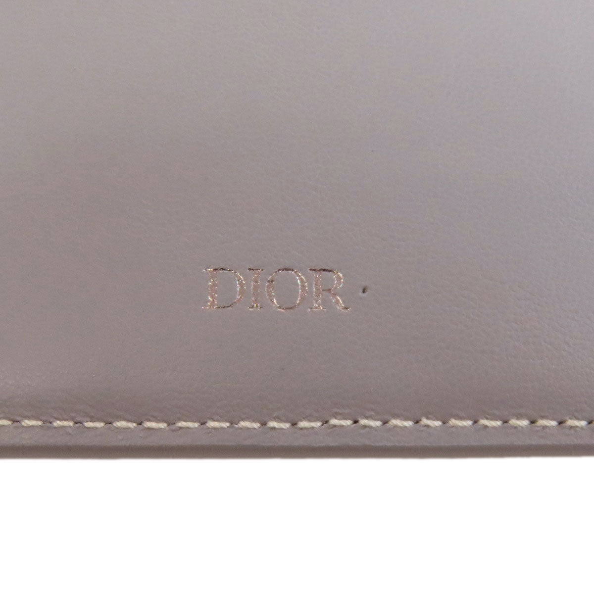 CHRISTIAN DIOR クリスチャンディオール ロゴ 二つ折り財布（小銭入れあり） レザー レディース 中古