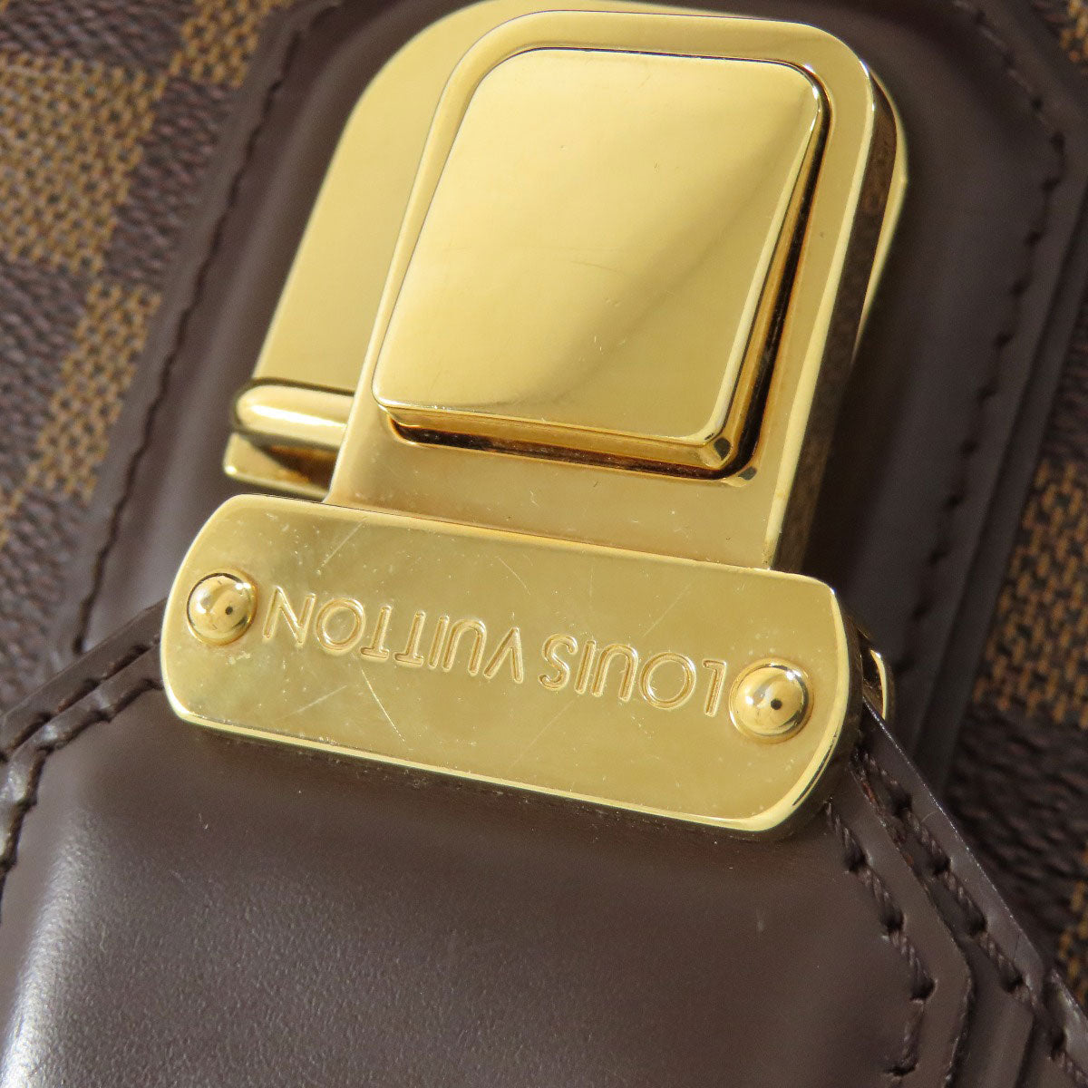 LOUIS VUITTON ルイヴィトン N48108 グリート トートバッグ ダミエキャンバス レディース 中古