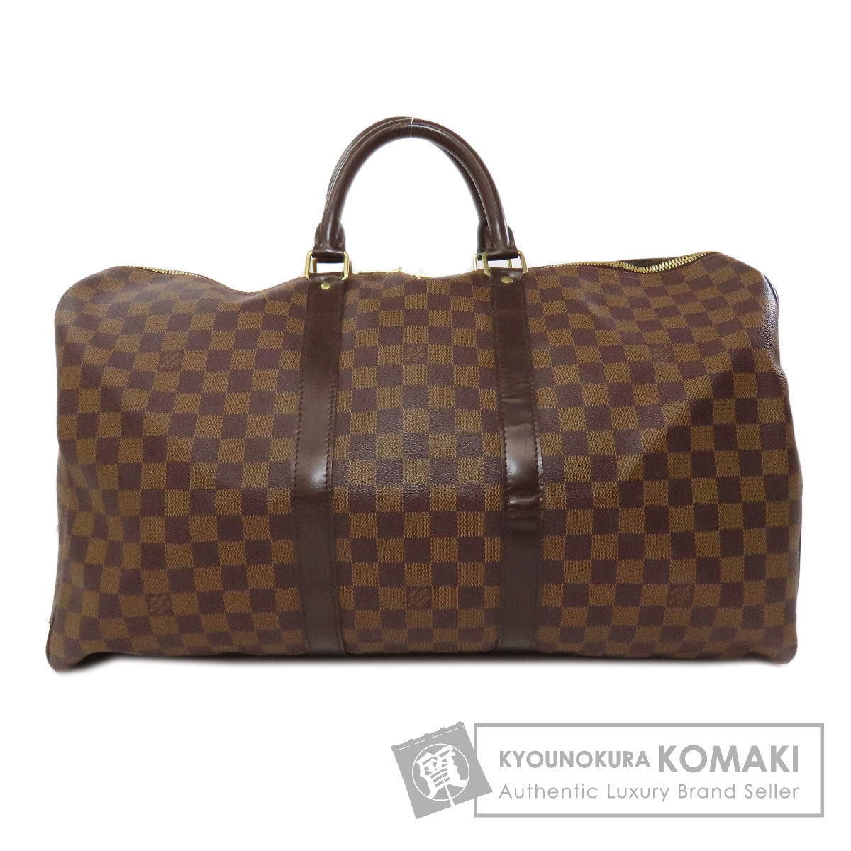 LOUIS VUITTON ルイヴィトン N41427 キーポル50 ボストンバッグ ダミエキャンバス レディース 中古