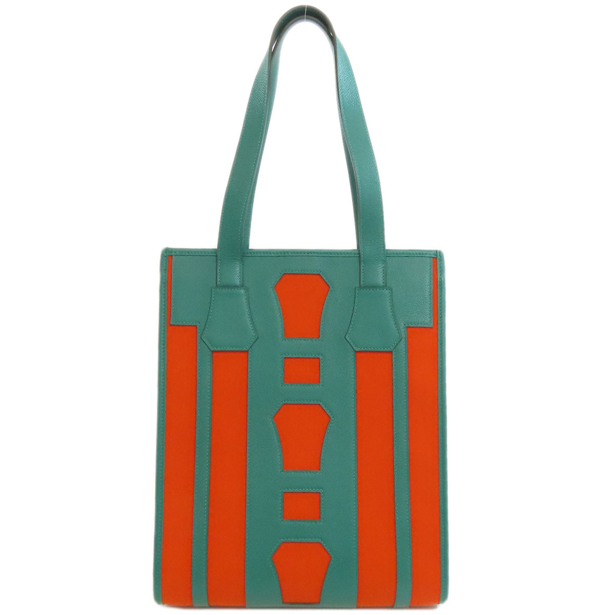 HERMES エルメス プティ アッシュ ベル トートバッグ キャンバス レディース 中古
