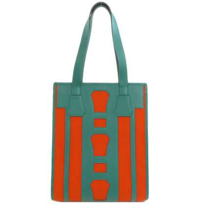 HERMES エルメス プティ アッシュ ベル トートバッグ キャンバス レディース 中古