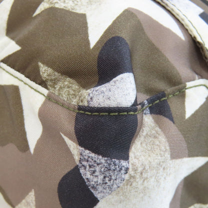 VALENTINO ヴァレンティノ カモフラージュ柄 スターモチーフ ショルダーバッグ ナイロン レディース 中古