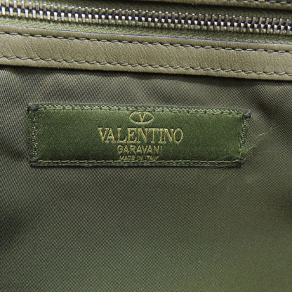 VALENTINO ヴァレンティノ カモフラージュ柄 スターモチーフ ショルダーバッグ ナイロン レディース 中古