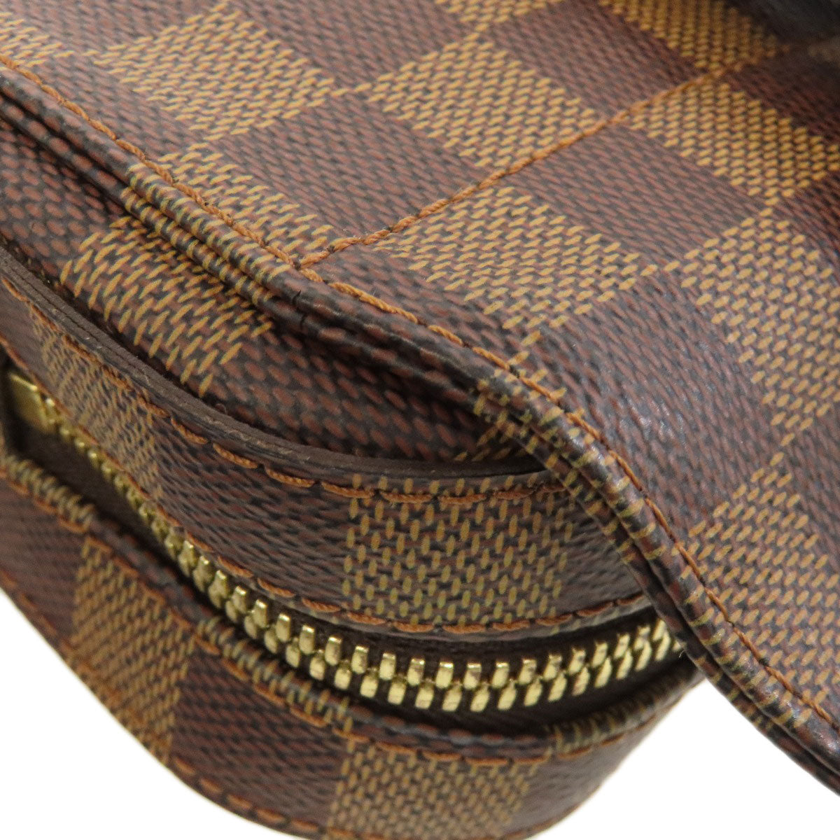LOUIS VUITTON ルイヴィトン N51994 ジェロニモス ボディバッグ ダミエキャンバス レディース 中古