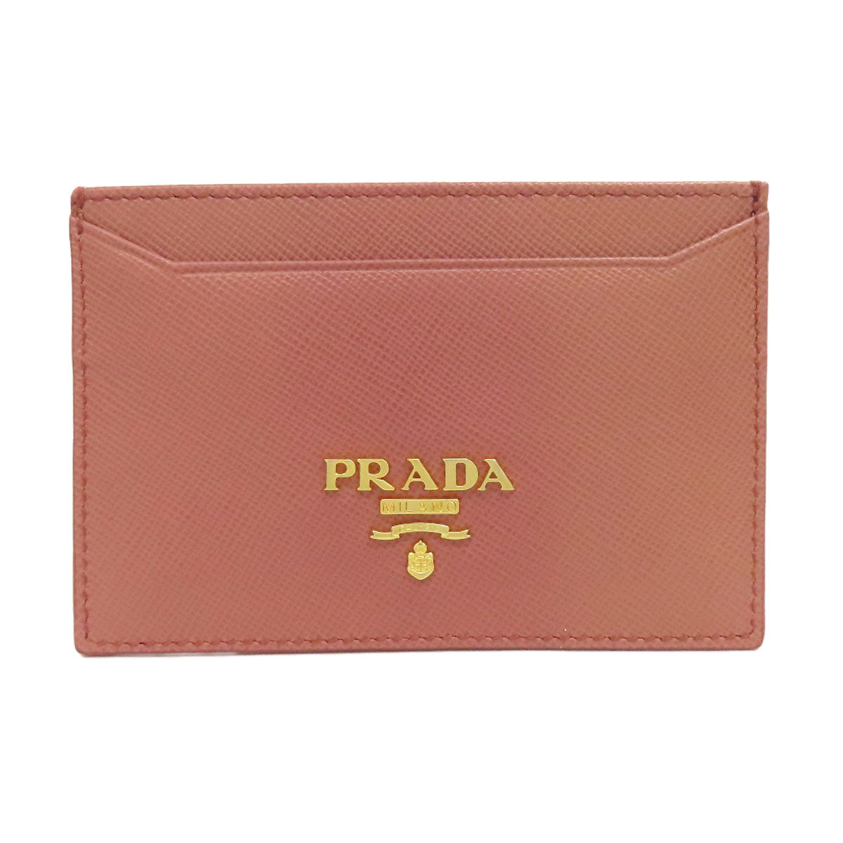 PRADA プラダ ロゴ カードケース サフィアーノ レディース 中古