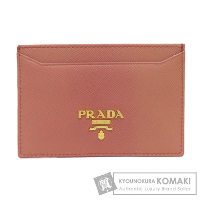 PRADA プラダ ロゴ カードケース サフィアーノ レディース 中古