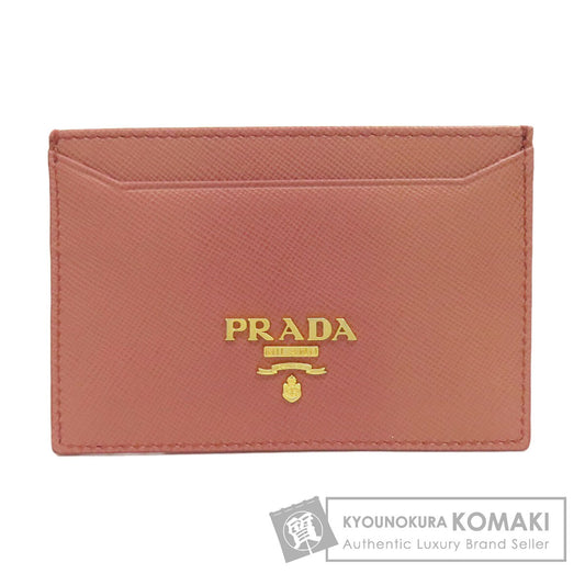 PRADA プラダ ロゴ カードケース サフィアーノ レディース 中古
