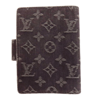 LOUIS VUITTON ルイヴィトン R21038 アジェンダPM 手帳カバー デニム レディース 中古