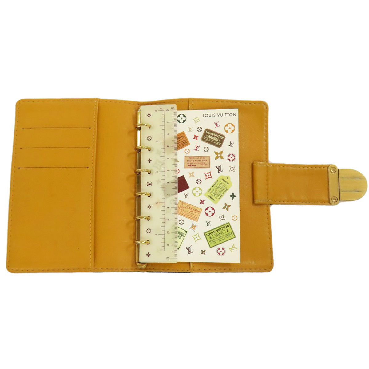 LOUIS VUITTON ルイヴィトン R21038 アジェンダPM 手帳カバー デニム レディース 中古