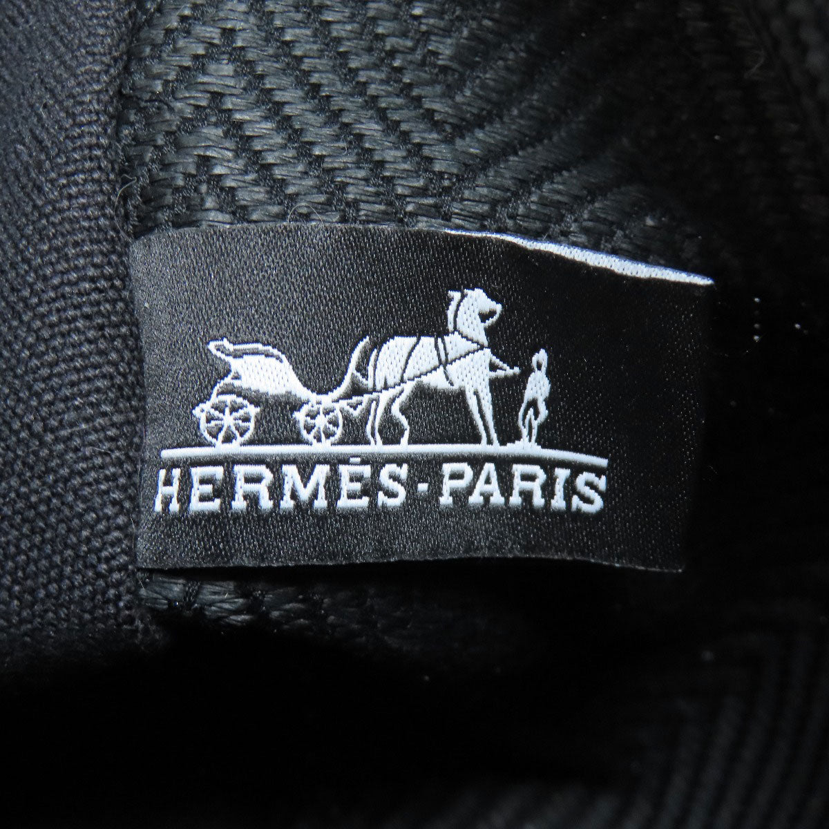 HERMES エルメス ロゴ アクセサリーポーチ コットン レディース 中古