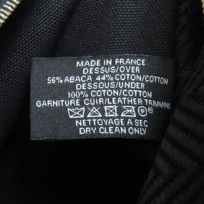 HERMES エルメス ロゴ アクセサリーポーチ コットン レディース 中古