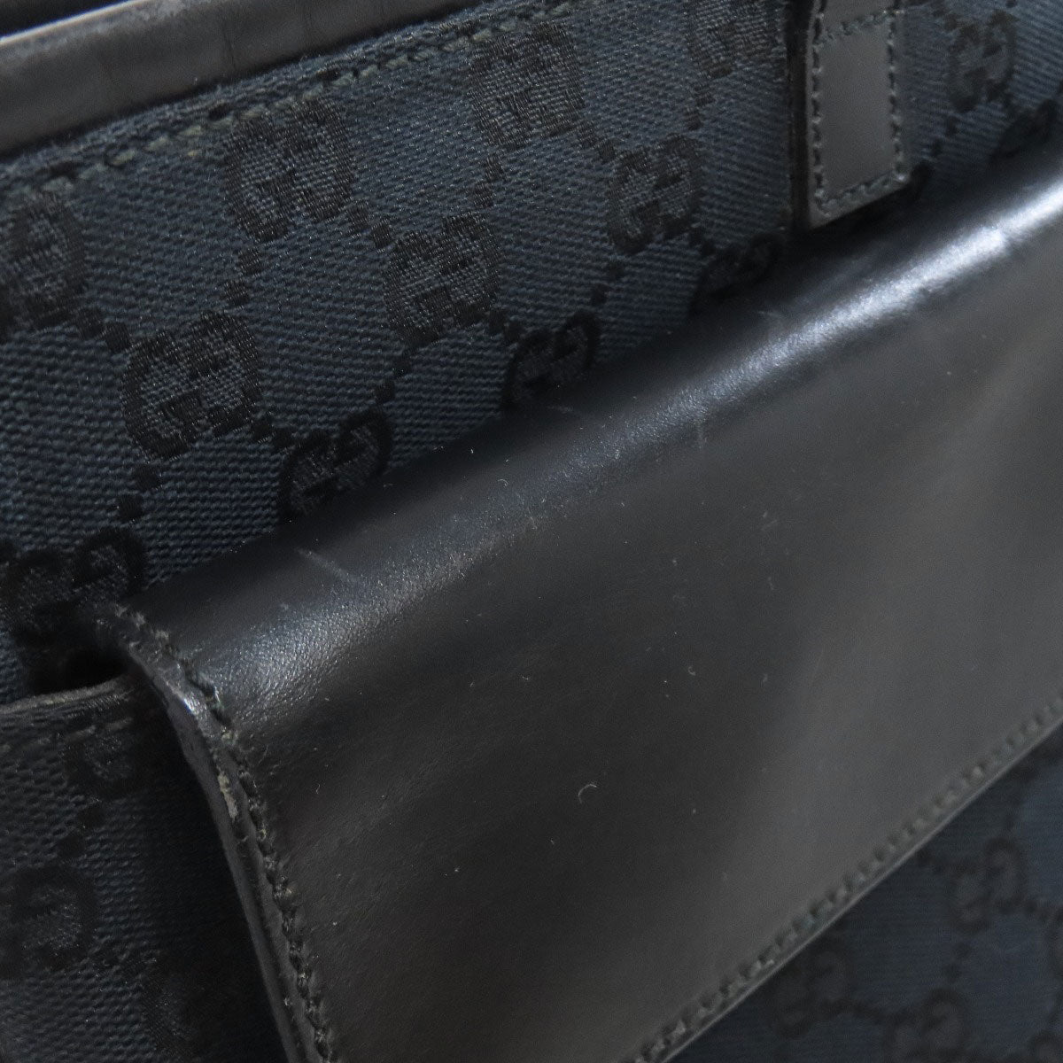 GUCCI グッチ 015・3712 GG柄 2WAY ビジネスバッグ キャンバス メンズ 中古