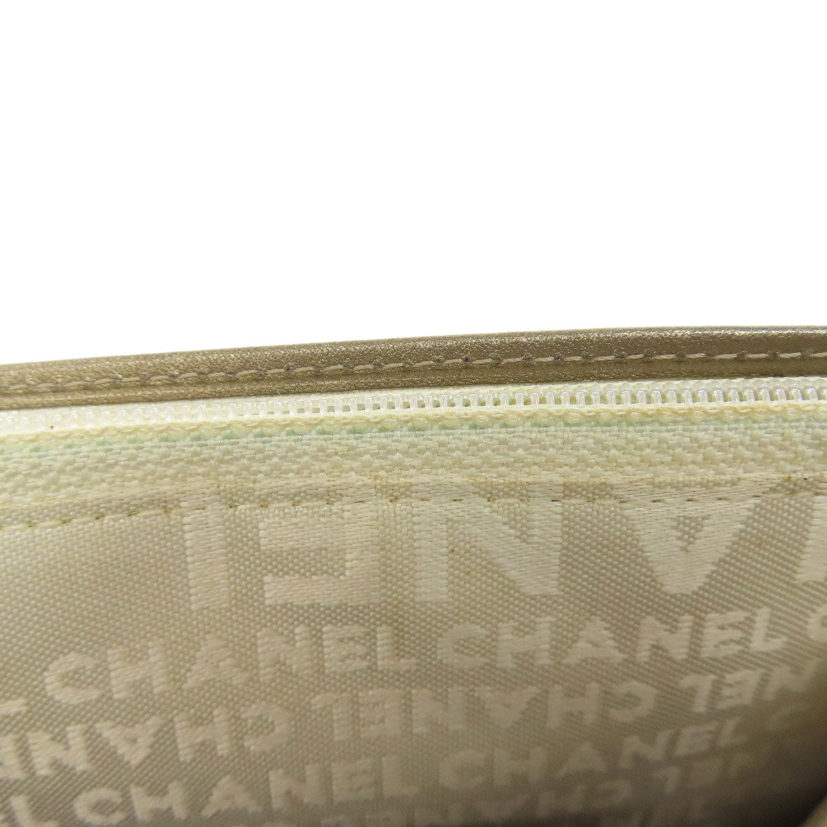 CHANEL シャネル カンボンライン シルバー金具 二つ折り財布（小銭入れあり） カーフ レディース 中古