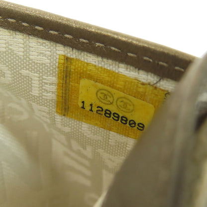 CHANEL シャネル カンボンライン シルバー金具 二つ折り財布（小銭入れあり） カーフ レディース 中古
