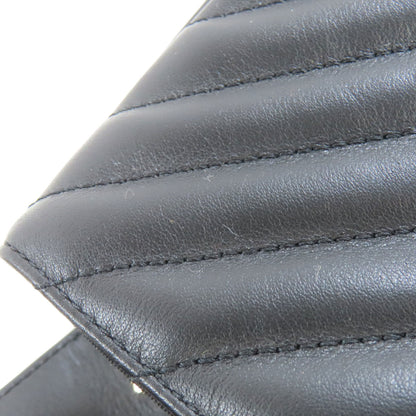 CHANEL シャネル チェーンショルダー Vステッチ ゴールド金具 ショルダーバッグ ラムスキン レディース 中古