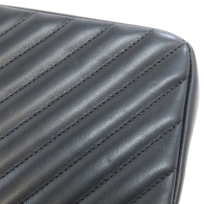 CHANEL シャネル チェーンショルダー Vステッチ ゴールド金具 ショルダーバッグ ラムスキン レディース 中古
