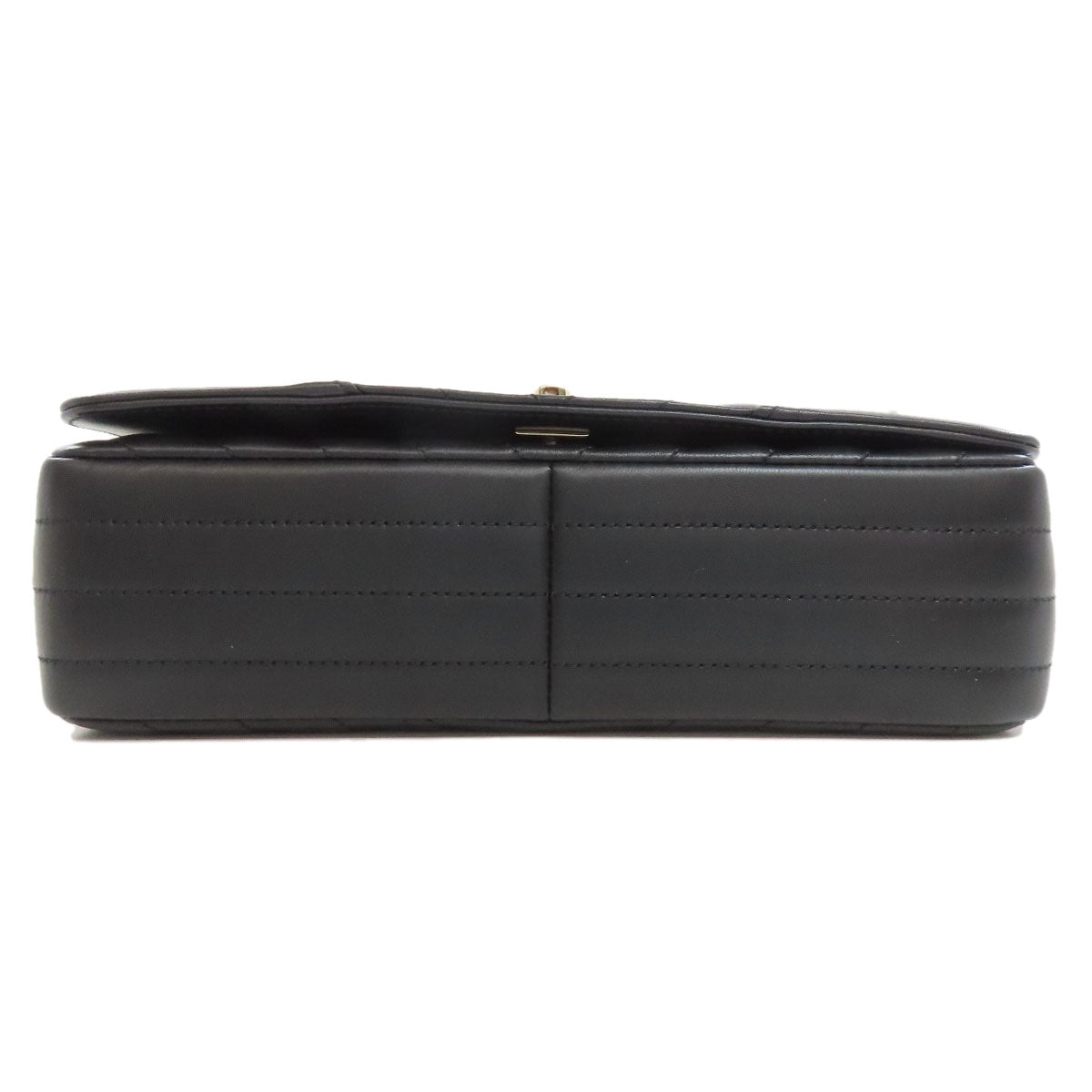 CHANEL シャネル チェーンショルダー Vステッチ ゴールド金具 ショルダーバッグ ラムスキン レディース 中古
