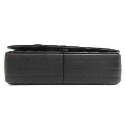 CHANEL シャネル チェーンショルダー Vステッチ ゴールド金具 ショルダーバッグ ラムスキン レディース 中古