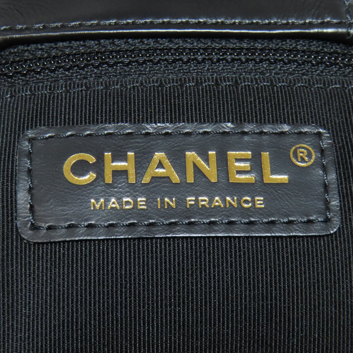 CHANEL シャネル チェーントート ゴールド金具 トートバッグ カーフ レディース 中古