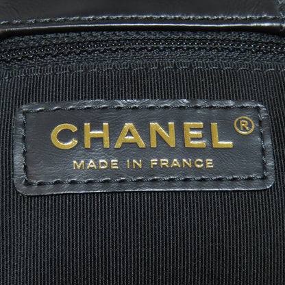 CHANEL シャネル チェーントート ゴールド金具 トートバッグ カーフ レディース 中古
