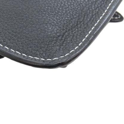 CHRISTIAN DIOR クリスチャンディオール ビー サドル ショルダーバッグ カーフ レディース 中古