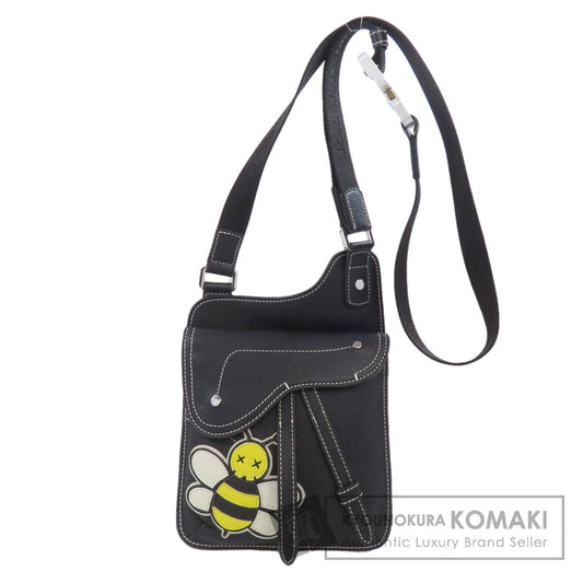 CHRISTIAN DIOR クリスチャンディオール ビー サドル ショルダーバッグ カーフ レディース 中古