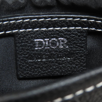 CHRISTIAN DIOR クリスチャンディオール ビー サドル ショルダーバッグ カーフ レディース 中古