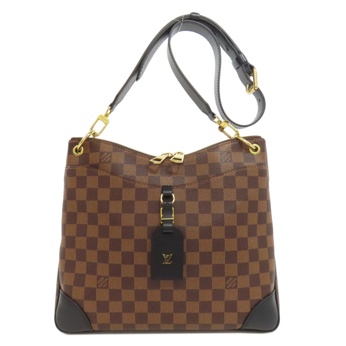 LOUIS VUITTON ルイヴィトン N50062 オデオンNMPM ショルダーバッグ ダミエキャンバス レディース 中古