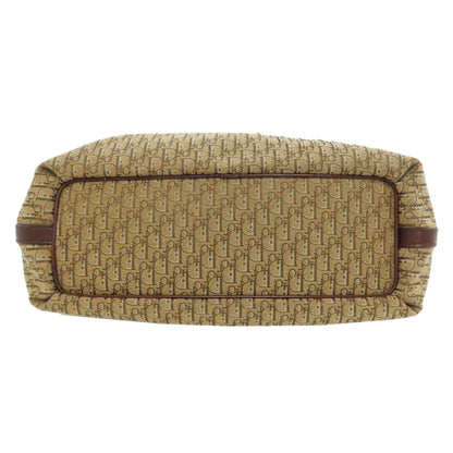 CHRISTIAN DIOR クリスチャンディオール トロッター柄 ハンドバッグ キャンバス レディース 中古
